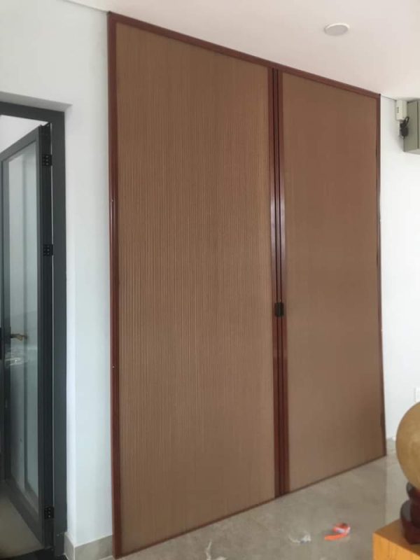 rèm tổ ong chống nước ngăn phòng gọn gàng hiện đại