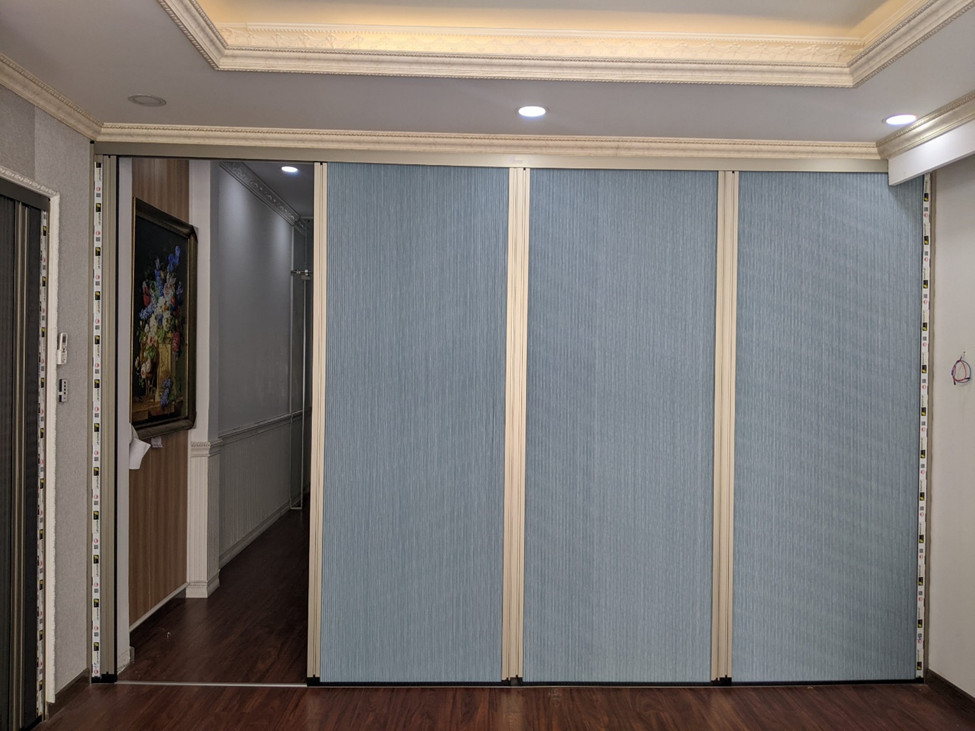 Rèm tổ ong xếp gọn nhiều cánh cho phòng khách rộng