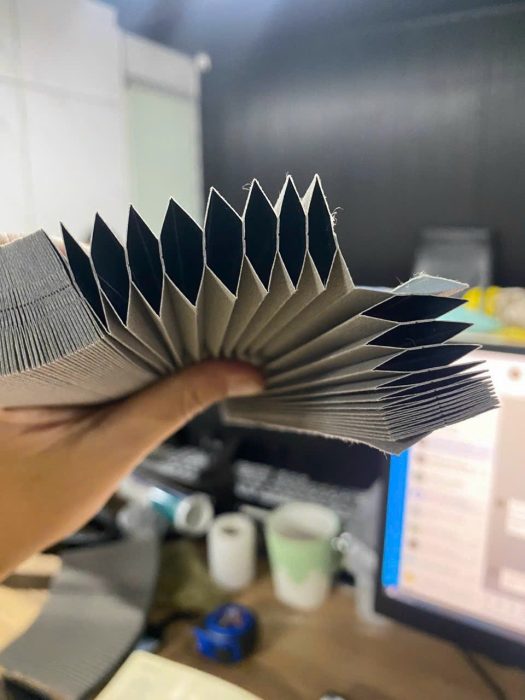 Cấu tạo lớp vải rèm cách nhiệt tổ ong dạng khoang rỗng