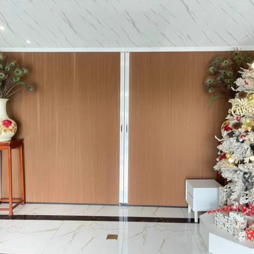 Rèm xếp tổ ong khổ lớn ngăn phòng khách