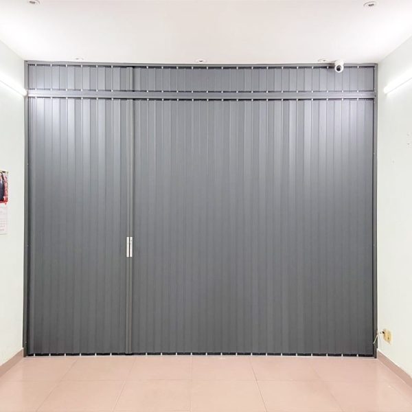 Cửa xếp lá nhôm ngăn phòng dạng kéo ngang