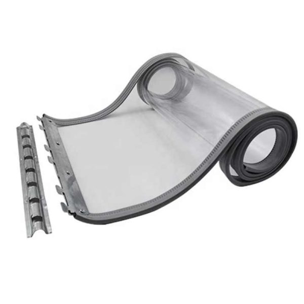 Rèm nhựa PVC nam châm trong suốt kèm phụ kiện treo