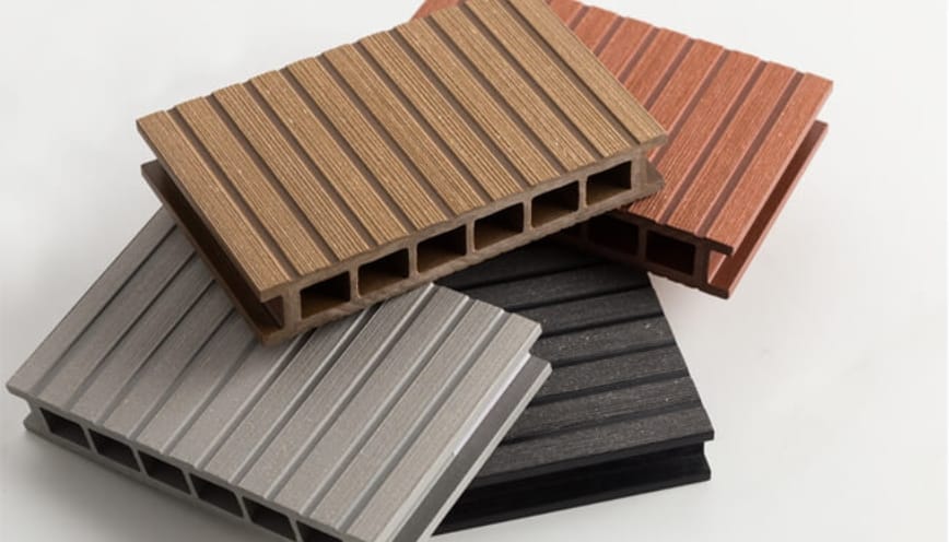 Vách ngăn phòng thờ giả gỗ từ vật liệu composite